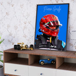 Ladda upp bild till gallerivisning, Pierre Gasly F1 Plakat | Unikt Racerdesign | Formel 1 Baner | Dynamisk Motorsport Kunst | Plakaty.dk