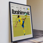 Ladda upp bild till gallerivisning, Fodbold plakat | Fodbold plakater | Zlatan Ibrahimović Fodbold Plakat 01 | Den Svenske Mester, Urokkelig Kraft | Plakaty.dk