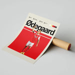 Ladda upp bild till gallerivisning, Fodbold plakat | Fodbold plakater | Martin Ødegaard Fodbold plakat | Perfekt til Den Ægte Fodbold Fan | Plakaty.dk