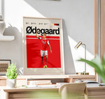 Ladda upp bild till gallerivisning, Fodbold plakat | Fodbold plakater | Martin Ødegaard Fodbold plakat | Perfekt til Den Ægte Fodbold Fan | Plakaty.dk