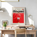 Ladda upp bild till gallerivisning, Fodbold plakat | Fodbold plakater | Martin Ødegaard Fodbold plakat | Perfekt til Den Ægte Fodbold Fan | Plakaty.dk