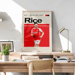 Ladda upp bild till gallerivisning, Fodbold plakat | Fodbold plakater | Declan Rice Fodbold plakat | Perfekt til Den Ægte Fodbold Fan | Plakaty.dk