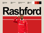 Ladda upp bild till gallerivisning, Fodbold plakat | Fodbold plakater | Marcus Rashford Fodbold plakat | Perfekt til Den Ægte Fodbold Fan | Plakaty.dk