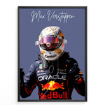 Ladda upp bild till gallerivisning, Max Verstappen F1-affisch | Unik design på över 20 internationella banor