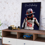 Ladda upp bild till gallerivisning, Nico Hülkenberg F1-affisch | Unik design på över 20 internationella banor