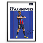 Ladda upp bild till gallerivisning, Fodbold plakat | Fodbold plakater | Robert Lewandowski Fodbold Plakat | Perfekt til Passionerede Fans | Plakaty.dk