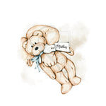 Ladda upp bild till gallerivisning, Søde sovende babyplakater med bamse - Customized Product