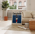 Ladda upp bild till gallerivisning, Fodbold plakat | Fodbold plakater | Ousmane Dembélés Fodboldplakat | Perfekt til Den Ægte Fodbold Fan | Plakaty.dk
