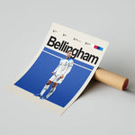 Ladda upp bild till gallerivisning, Fodbold plakat | Fodbold plakater | Jude Bellingham Fodboldplakat | Perfekt til Den Ægte Fodbold Fan | Plakaty.dk
