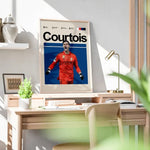 Ladda upp bild till gallerivisning, Fodbold plakat | Fodbold plakater | Thibaut Courtois Fodboldplakat | Perfekt til Den Ægte Fodbold Fan | Plakaty.dk
