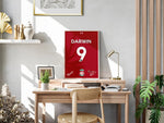Ladda upp bild till gallerivisning, Fodbold plakat | Fodbold plakater | Darwin Nunez trøje Fodbold plakat | Perfekt til Den Ægte Fodbold Fan | Plakaty.dk
