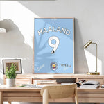 Ladda upp bild till gallerivisning, Fodbold plakat | Fodbold plakater | Erling Haaland Fodboldplakat | Perfekt til Den Ægte Fodbold Fan | Plakaty.dk
