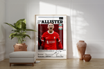 Ladda upp bild till gallerivisning, Fodbold plakat | Fodbold plakater | Alexis Mac Allister Fodbold Plakat | Perfekt til Passionerede Fans | Plakaty.dk
