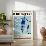 Ladda upp bild till gallerivisning, Fodbold plakat | Fodbold plakater | Kevin De Bruyne Fodbold Spiller Plakat | En Gave til Den Ægte Fan | Plakaty.dk
