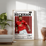 Ladda upp bild till gallerivisning, Fodbold plakat | Fodbold plakater | David Beckham Fodbold Spiller Plakat | Perfekt til Passionerede Fans | Plakaty.dk
