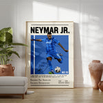 Ladda upp bild till gallerivisning, Fodbold plakat | Fodbold plakater | Neymar Fodbold Spiller Plakat | Perfekt til Passionerede Fans | Plakaty.dk
