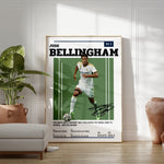 Ladda upp bild till gallerivisning, Fodbold plakat | Fodbold plakater | Jude Bellingham Fodbold Spiller Plakat | Ideel til Den Ægte Fan | Plakaty.dk
