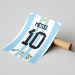 Ladda upp bild till gallerivisning, Fodbold plakat | Fodbold plakater | Lionel Messi Fodboldplakat | Perfekt til Den Ægte Fodbold Fan | Plakaty.dk
