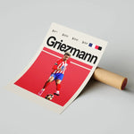 Ladda upp bild till gallerivisning, Fodbold plakat | Fodbold plakater | Antoine Griezmann Fodboldplakat | Perfekt til Den Ægte Fodbold Fan | Plakaty.dk
