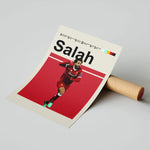 Ladda upp bild till gallerivisning, Fodbold plakat | Fodbold plakater | Mohamed Salah Fodboldplakat | Perfekt til Den Ægte Fodbold Fan | Plakaty.dk

