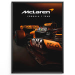Ladda upp bild till gallerivisning, McLaren Formel 1-affisch | Modern racerbilskonst
