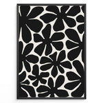 Ladda upp bild till gallerivisning, Bold Botanica Plakat | Matisse Poster | Sort-hvid kunst med store, ekspressive blomster
