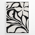 Ladda upp bild till gallerivisning, Flow Botanica Plakat | Matisse Poster | Organisk blomstermotiv i sort-hvid
