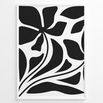 Ladda upp bild till gallerivisning, Flow Botanica Plakat | Matisse Poster | Organisk blomstermotiv i sort-hvid

