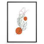 Ladda upp bild till gallerivisning, Noir Bloom Art Plakat | Boho Art Poster | Boho Plakater
