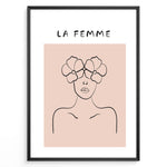 Ladda upp bild till gallerivisning, La Femme Art Plakat | Boho Art Poster | Boho Plakater
