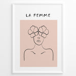 Ladda upp bild till gallerivisning, La Femme Art Plakat | Boho Art Poster | Boho Plakater
