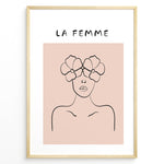 Ladda upp bild till gallerivisning, La Femme Art Plakat | Boho Art Poster | Boho Plakater
