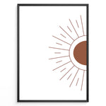 Ladda upp bild till gallerivisning, Radiant Horizon Art Plakat | Boho Art Poster | Boho Plakater
