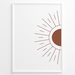 Ladda upp bild till gallerivisning, Radiant Horizon Art Plakat | Boho Art Poster | Boho Plakater
