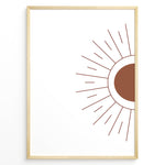 Ladda upp bild till gallerivisning, Radiant Horizon Art Plakat | Boho Art Poster | Boho Plakater
