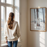 Ladda upp bild till gallerivisning, Poster med surfbräda vid palmträd | Sommar- och strandposters
