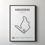 Ladda upp bild till gallerivisning, Ungern Formel 1-affisch | Danube Drive: Ungersk skönhet i Budapest
