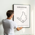 Ladda upp bild till gallerivisning, Ungern Formel 1-affisch | Danube Drive: Ungersk skönhet i Budapest
