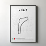 Ladda upp bild till gallerivisning, Italien Formel 1-affisch | Hastighetens tempel: Monzas hastighetshelgedom
