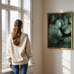 Ladda upp bild till gallerivisning, Bladkunst | Dekorér din bolig med naturlige elementer | Plakat med grønne planter, botanisk kunst og naturplanter, ideel til at tilføje et organisk og livligt præg til dit hjem.
