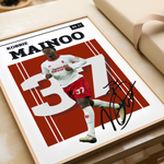 Ladda upp bild till gallerivisning, Fodbold plakat | Fodbold plakater | Kobbie Mainoo Fodbold Plakat | En Must-Have for Ægte Fans | Plakaty.dk
