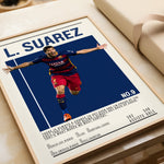 Ladda upp bild till gallerivisning, Fodbold plakat | Fodbold plakater | Luis Suárez Fodbold Plakat | Perfekt til Passionerede Fans | Plakaty.dk
