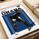 Ladda upp bild till gallerivisning, Fodbold plakat | Fodbold plakater | André Onana Fodbold Plakat | Perfekt til Passionerede Fans | Plakaty.dk
