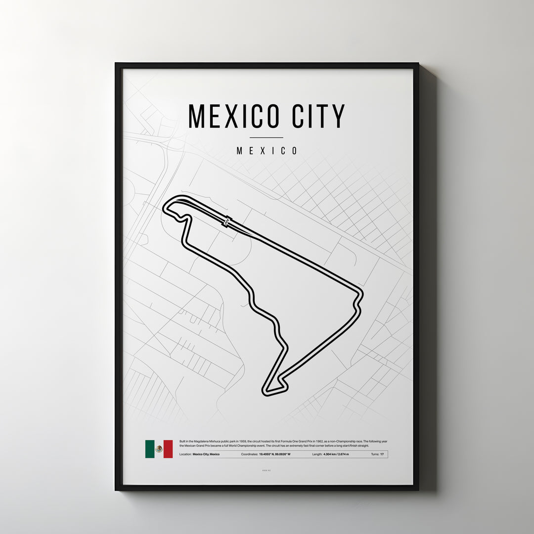 Mexikos Formel 1-affisch | Aztekisk asfalt i Mexico City