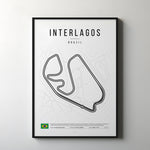 Ladda upp bild till gallerivisning, Brasilien Formel 1-affisch | Samba Speed i São Paulo
