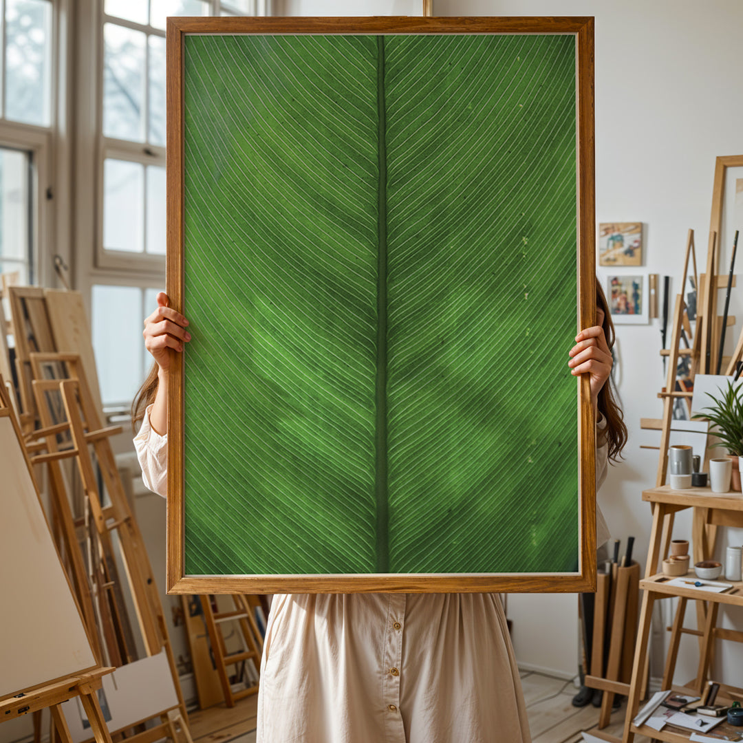 Plante plakat | Elegant print med livlige motiver | Plakat med grønne planter, botanisk kunst og naturplanter, ideel til at tilføje et organisk og livligt præg til dit hjem.