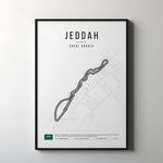 Ladda upp bild till gallerivisning, Saudiarabiens Formel 1-affisch | Kör längs Saudiarabiens kust i Jeddah!
