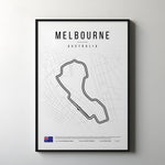 Ladda upp bild till gallerivisning, Australien Formel 1-affisch | Skapa vibbar från Down Under i Melbourne
