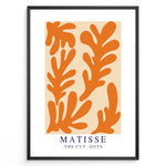 Ladda upp bild till gallerivisning, Orange Cut-Outs Plakat | Matisse Poster | Abstrakte orange former på beige baggrund
