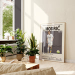Ladda upp bild till gallerivisning, Fodbold plakat | Fodbold plakater | Luka Modric Fodbold Plakat | Perfekt til Passionerede Fans | Plakaty.dk
